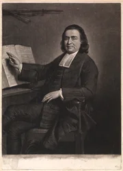 Der Reverend Mr. Samson Occom, graviert von Jonathan Spilsbury, 1768